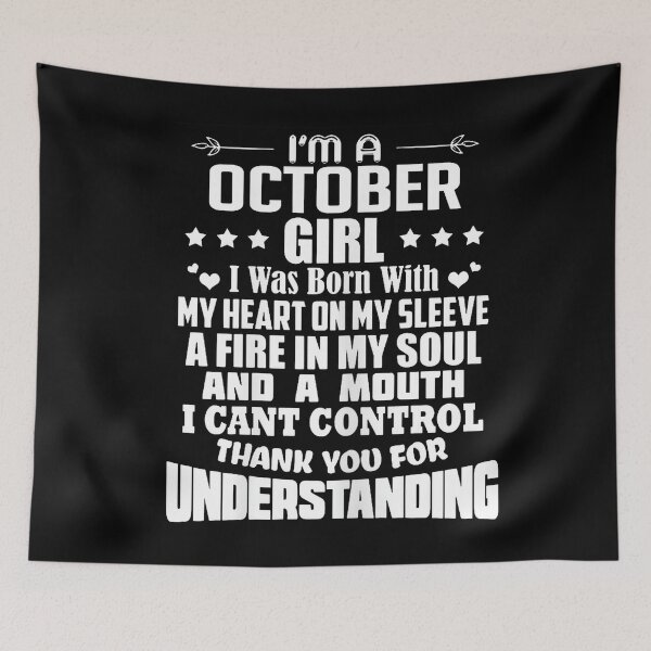 Item preview, I Am An October Girl Personality Birthday designed and sold by HayleePacoch.