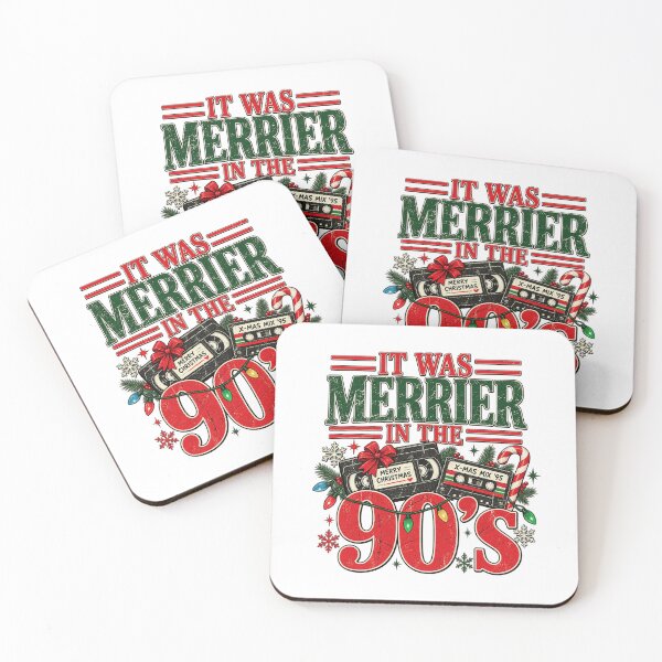 Item preview, It Was Merrier In The 90s Retro Christmas Cassette Tape VHS Holiday Art designed and sold by gamoreRony.