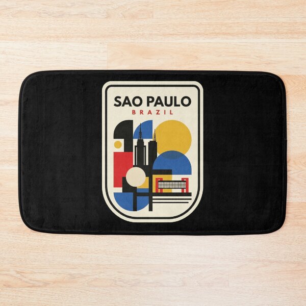 Item preview, Retro Sao Paulo Bauhaus Geometric Skyline designed and sold by k3rstman1.