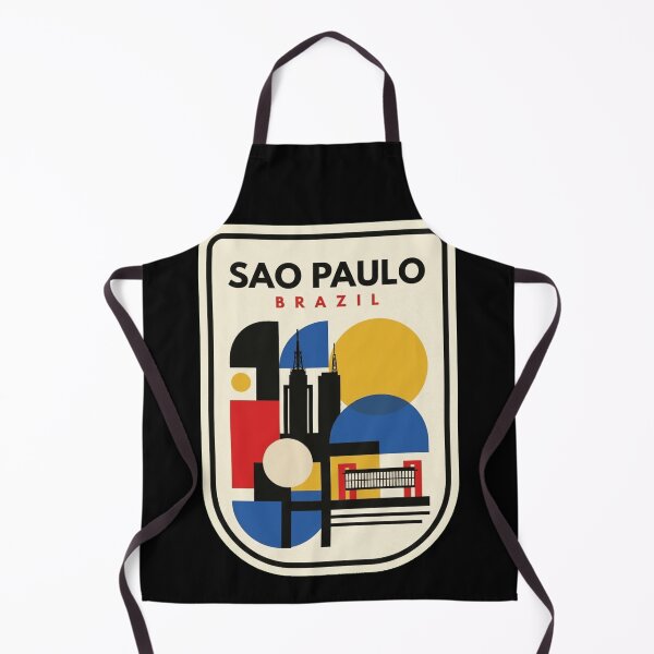 Item preview, Retro Sao Paulo Bauhaus Geometric Skyline designed and sold by k3rstman1.