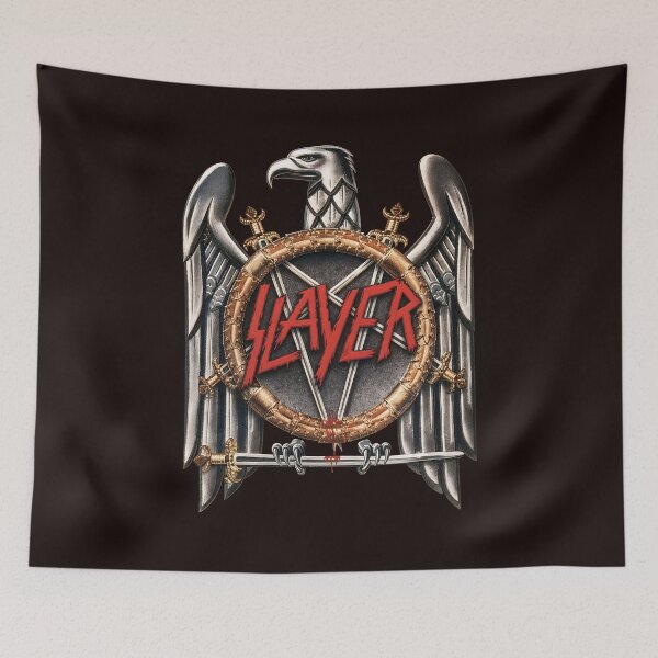 Item preview, Eagle Pentagram Swords Slayer Band Emblem designed and sold by WAHBI-HBO.