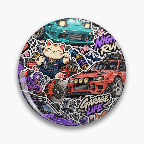 Item preview, Boost Club – Drift Cars & Garage Life Sticker Bomb designed and sold by Inked Legacy.