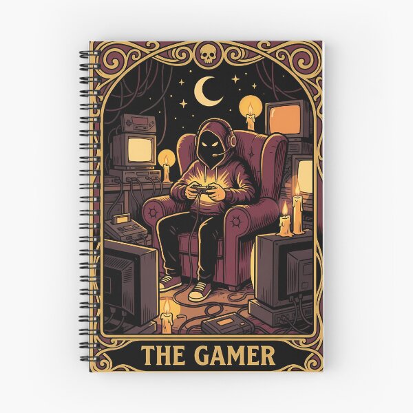 Item preview, The Gamer Tarot Card - Retro Video Game Occult Art designed and sold by FernaRoje.