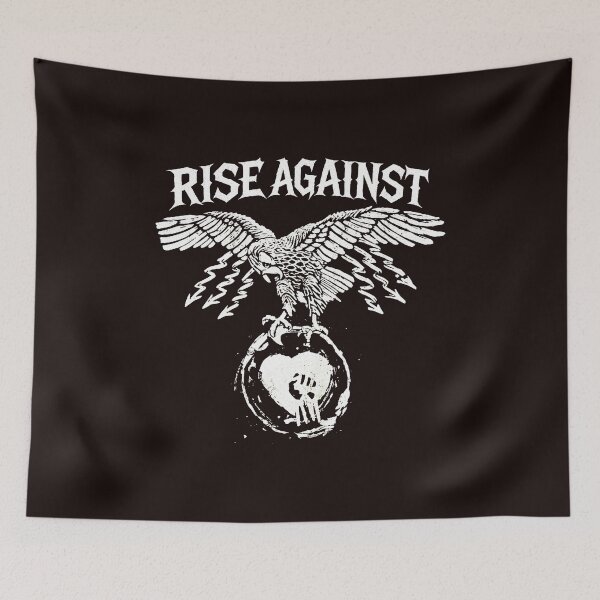 Item preview, Rise Against Eagle Globe Fist  designed and sold by WAHBI-HBO.