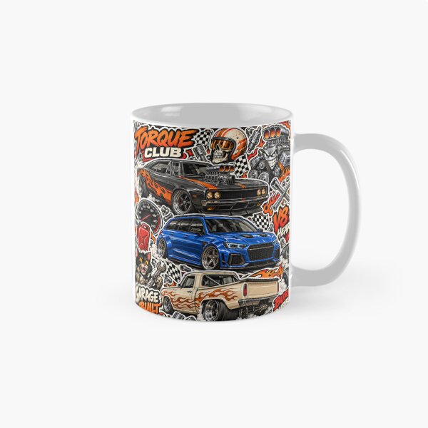 Item preview, Torque Club – Muscle Cars & Supercharged Garage Sticker Bomb designed and sold by Inked Legacy.