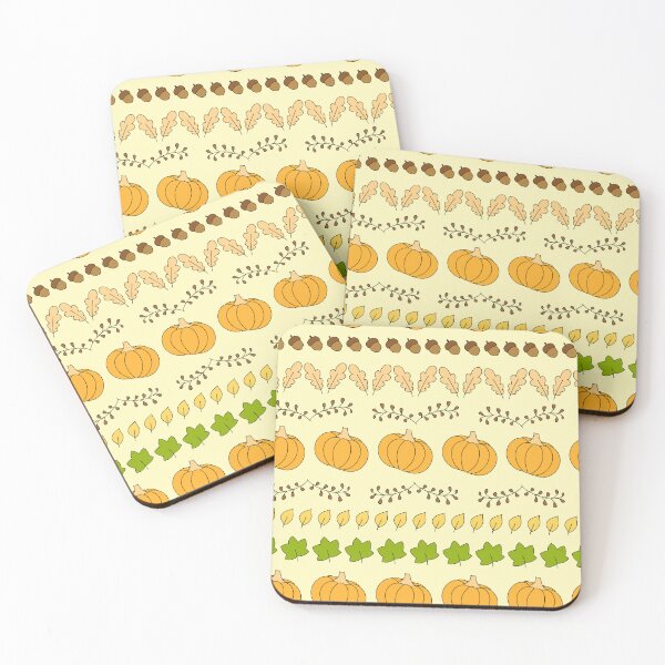 Item preview, Cute Pumpkin Acorn Stripe Autumn Botanical Pattern Travel designed and sold by FestivityFinds.