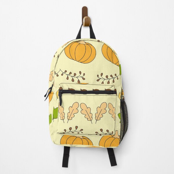 Item preview, Cute Pumpkin Acorn Stripe Autumn Botanical Pattern Travel designed and sold by FestivityFinds.