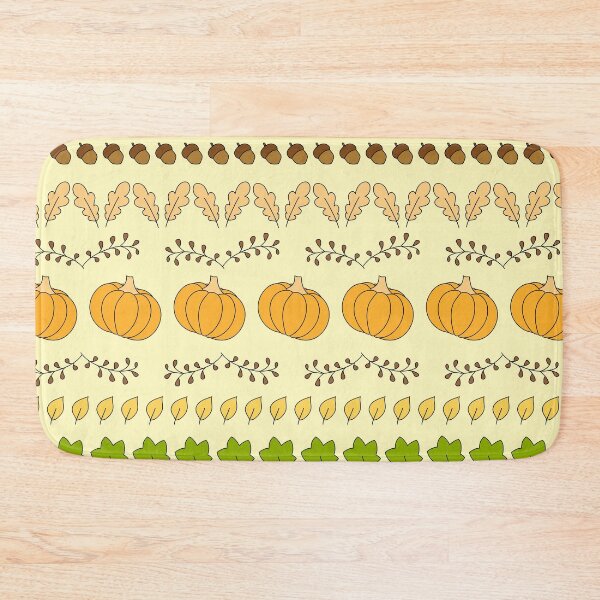 Item preview, Cute Pumpkin Acorn Stripe Autumn Botanical Pattern Travel designed and sold by FestivityFinds.