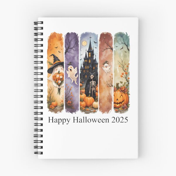 Item preview, Cute Autumn Halloween Watercolor Bookmark Pattern designed and sold by MabelMLenn.