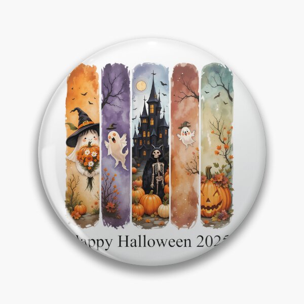 Item preview, Cute Autumn Halloween Watercolor Bookmark Pattern designed and sold by MabelMLenn.