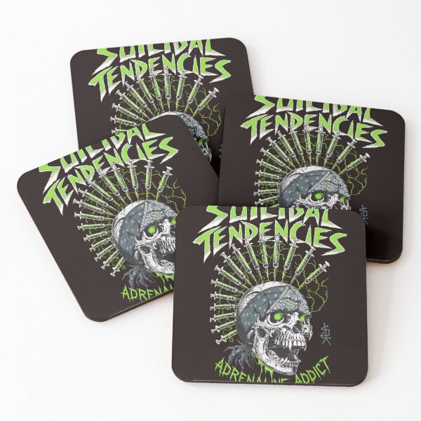 Item preview, Suicidal Tendencies Adrenaline Addict Skull Art designed and sold by WAHBI-HBO.