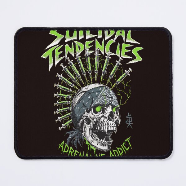 Item preview, Suicidal Tendencies Adrenaline Addict Skull Art designed and sold by WAHBI-HBO.