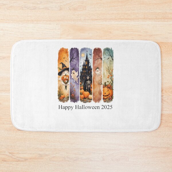 Item preview, Cute Autumn Halloween Watercolor Bookmark Pattern designed and sold by MabelMLenn.