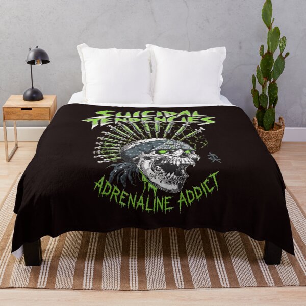 Item preview, Suicidal Tendencies Adrenaline Addict Skull Art designed and sold by WAHBI-HBO.