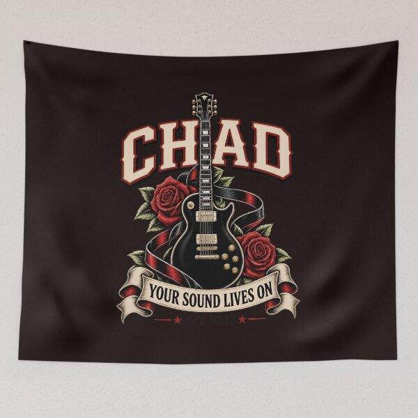 Item preview, Chad Your Sound Lives On Guitar Roses designed and sold by WAHBI-HBO.