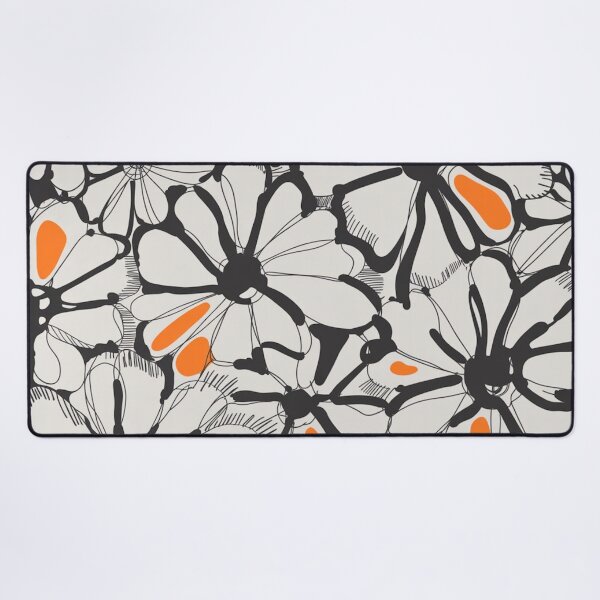 Item preview, Bold Sketch Daisy Floral Pattern designed and sold by Mindful Wall Art Studio.