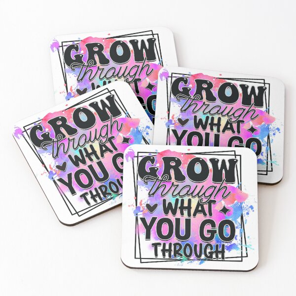 Item preview, 'Grow Through What You Go Through' - Motivational Quote designed and sold by DEC02.