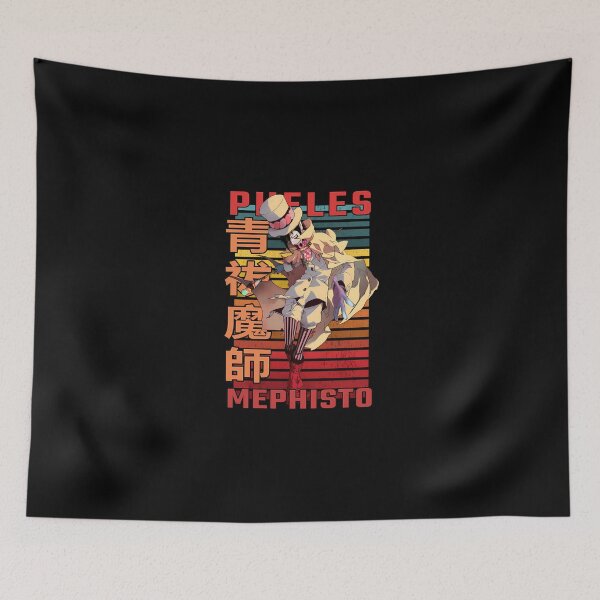 Item preview, Mephisto-Pheles-Blue-Exorcist-Retro-Anime-Design designed and sold by KeylaFloyd.