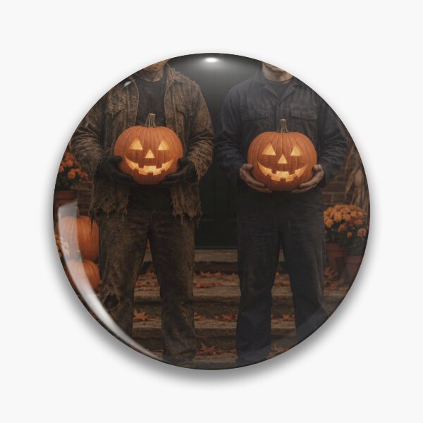 Item preview, Michael Myers Tshirts Jason Voorhees Holding Pumpkin Halloween designed and sold by griffithrbb35.