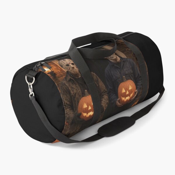 Item preview, Michael Myers Tshirts Jason Voorhees Holding Pumpkin Halloween designed and sold by griffithrbb35.