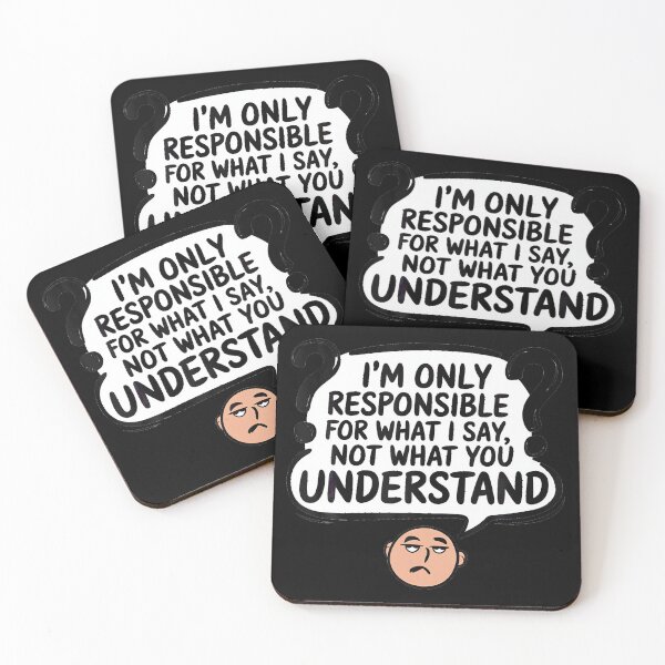 Item preview, Funny Sarcastic Saying Communication Humor designed and sold by LouisaOReilly.