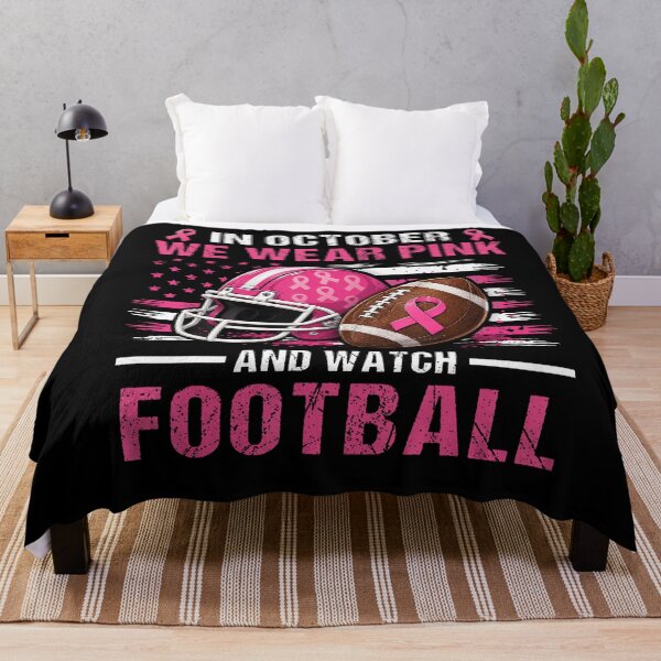 Item preview, October We Wear Pink Breast Cancer Football Awareness designed and sold by HayleePacoch.