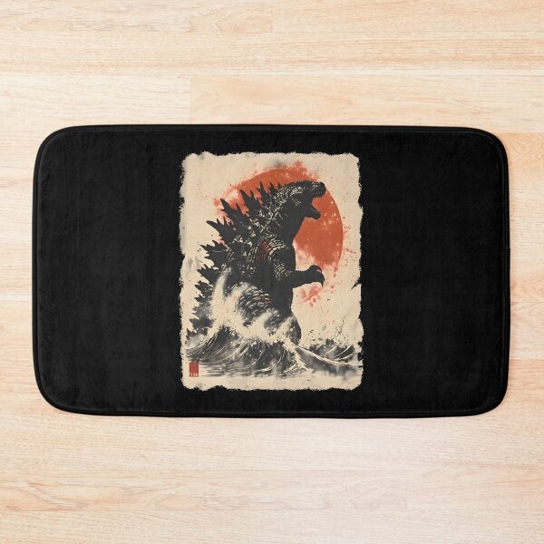 Item preview, Gojira Minus Zero Retro Monsters Vintage Great Wave Fan Art designed and sold by BryantDylanLove.