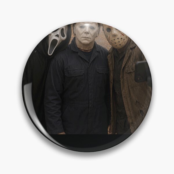 Item preview, Michael Myers Tshirts Jason Voorhees Ghostface Taking A Selfie Halloween designed and sold by griffithrbb35.