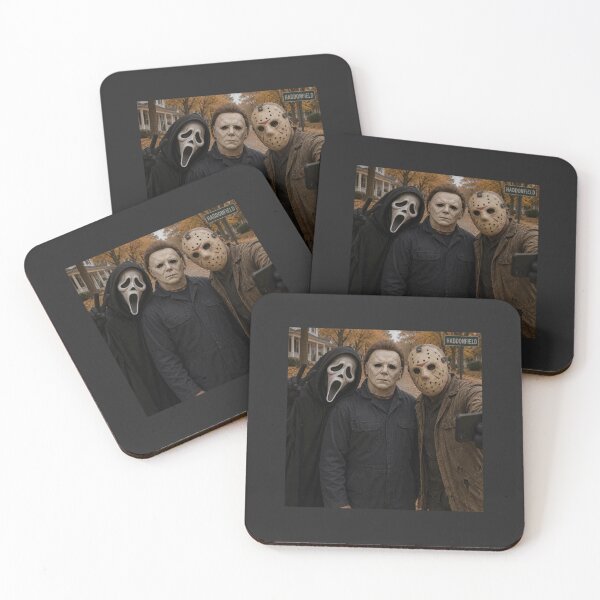 Item preview, Michael Myers Tshirts Jason Voorhees Ghostface Taking A Selfie Halloween designed and sold by griffithrbb35.