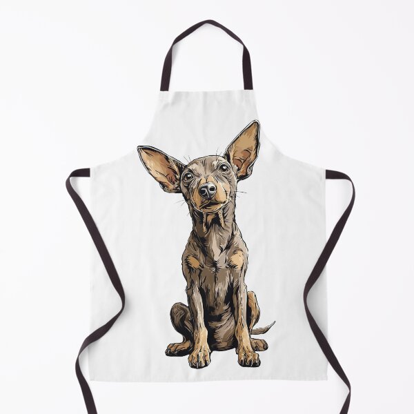 Item preview, Grey and Tan Miniature Pinscher Dog Illustration designed and sold by whyitsme.