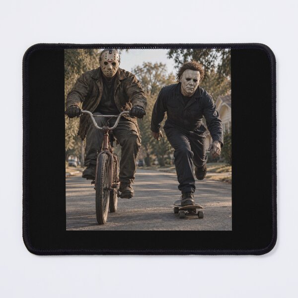 Item preview, Michael Myers Tshirts Jason Voorhees Riding Bikes Halloween designed and sold by griffithrbb35.