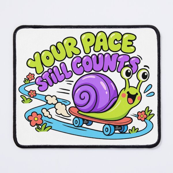 Item preview, Your Pace Still Counts Cute Snail designed and sold by MH Digital Studio .