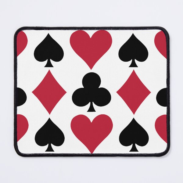 Item preview, Large Card suits - Playing Card Suits Pattern Red Black Hearts Spades Diamonds designed and sold by DColourMuse.
