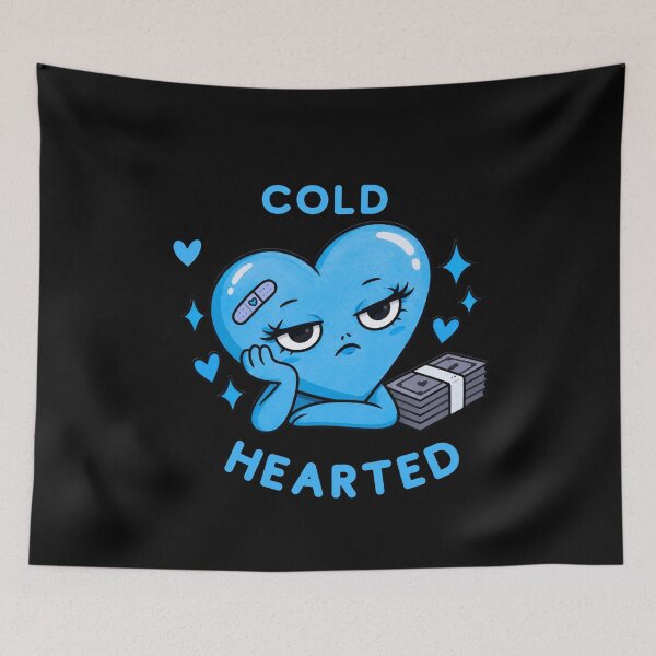 Item preview, Cold Hearted Blue Heart Design designed and sold by Artography Designs.