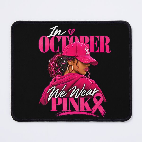 Item preview, October We Wear Pink Breast Cancer Awareness Women designed and sold by stershopepie.