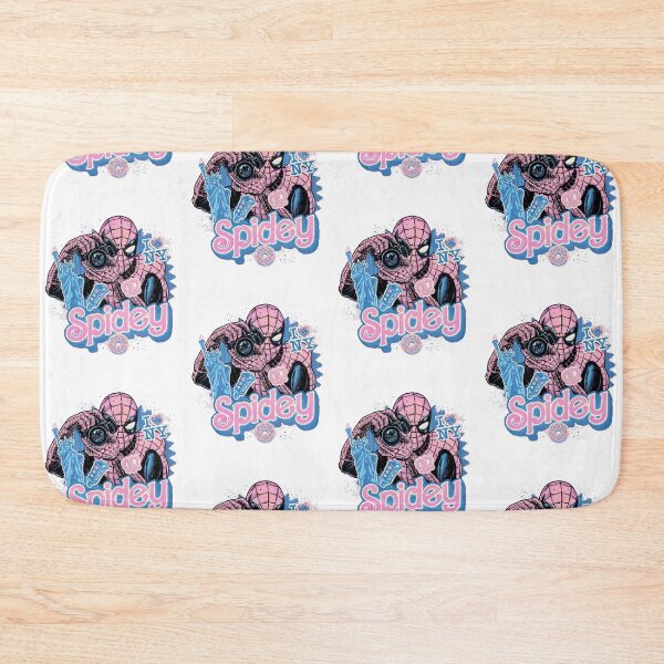Item preview, Pink Web Superhero Photographer New York Street Food Pop Art designed and sold by EmmaSchaffer1.