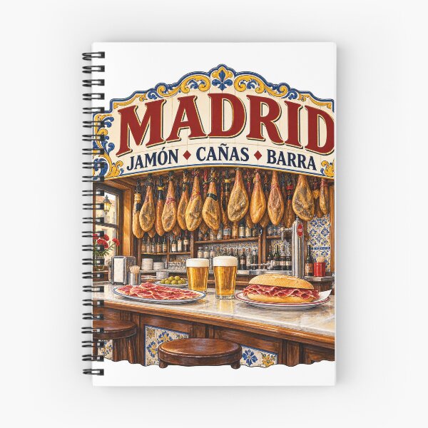 Item preview, Madrid Jamón, Cañas & Barra — Vintage Spanish Tavern designed and sold by Past in Threads.