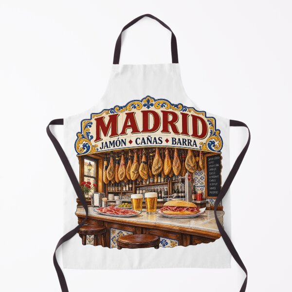 Item preview, Madrid Jamón, Cañas & Barra — Vintage Spanish Tavern designed and sold by Past in Threads.