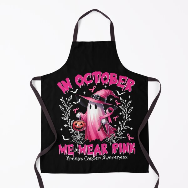Item preview, October We Wear Pink Ghost Witch Breast Cancer designed and sold by HayleePacoch.