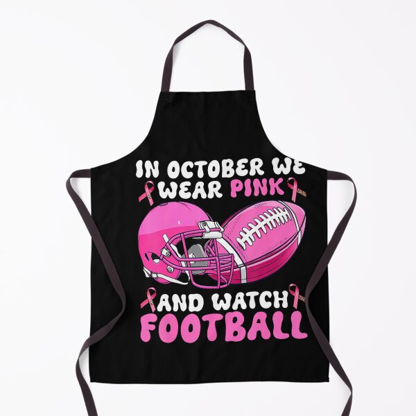 Item preview, October We Wear Pink Football Breast Cancer Awareness designed and sold by stershopepie.
