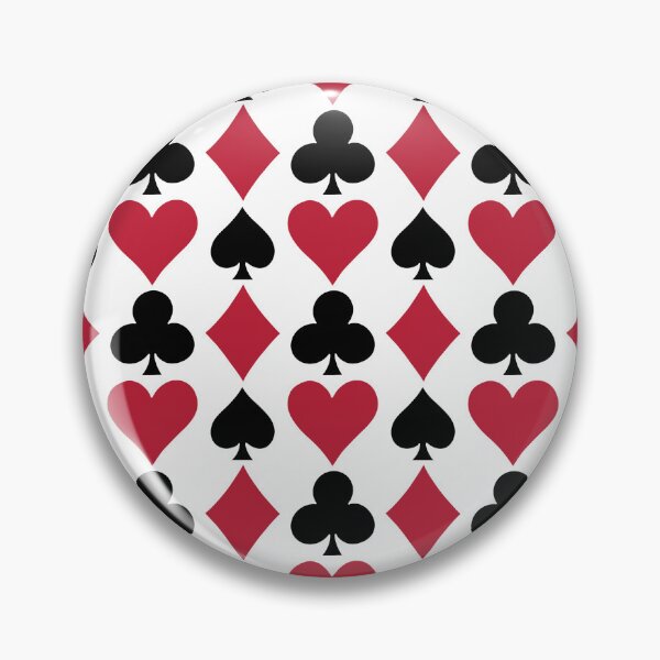 Item preview, Medium Card suits - Playing Card Suits Pattern Red Black Hearts Spades Diamonds designed and sold by DColourMuse.