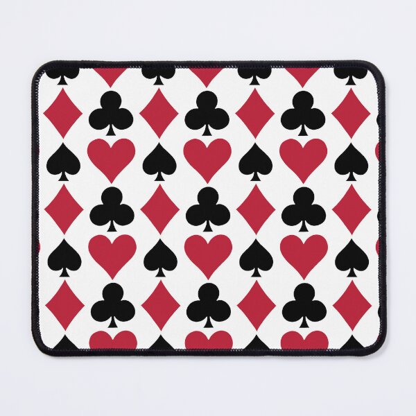 Item preview, Medium Card suits - Playing Card Suits Pattern Red Black Hearts Spades Diamonds designed and sold by DColourMuse.