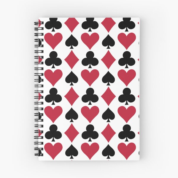 Item preview, Medium Card suits - Playing Card Suits Pattern Red Black Hearts Spades Diamonds designed and sold by DColourMuse.
