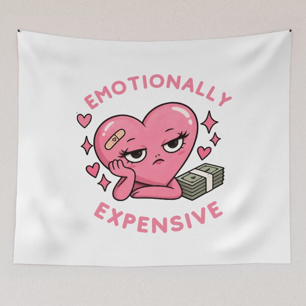 Item preview, Emotionally Expensive Heart Art designed and sold by Artography Designs.