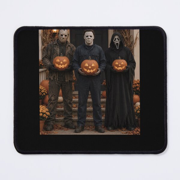 Item preview, Michael Myers Tshirts Jason Voorhees And Ghostface With Halloween Pumpkin designed and sold by griffithrbb35.
