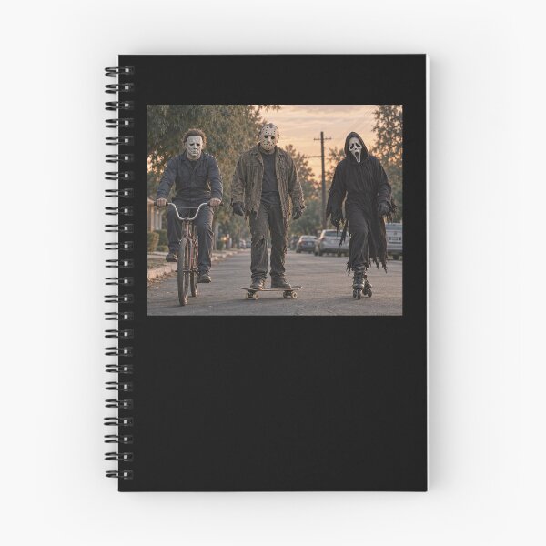 Item preview, Michael Myers Tshirts Jason Voorhees And Ghostface Biking Funny Horror designed and sold by griffithrbb35.