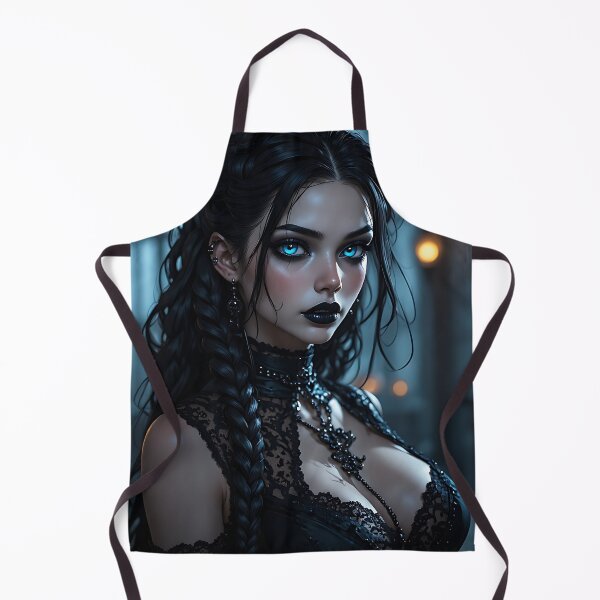 Item preview, Hot Halloween Anime Babe Goth Mommy Waifu Woman designed and sold by Your New Fixation.