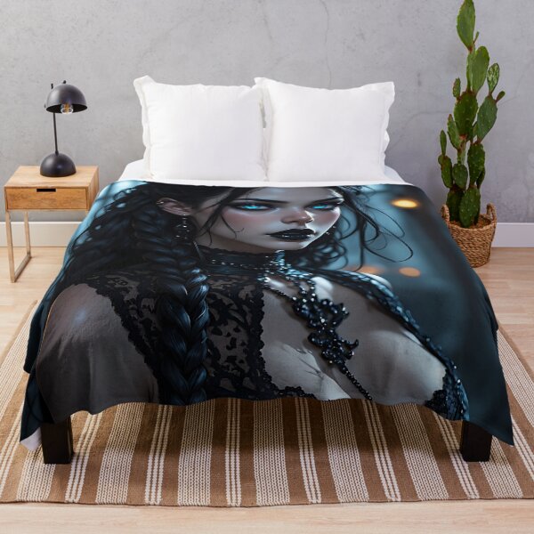 Item preview, Hot Halloween Anime Babe Goth Mommy Waifu Woman designed and sold by Your New Fixation.