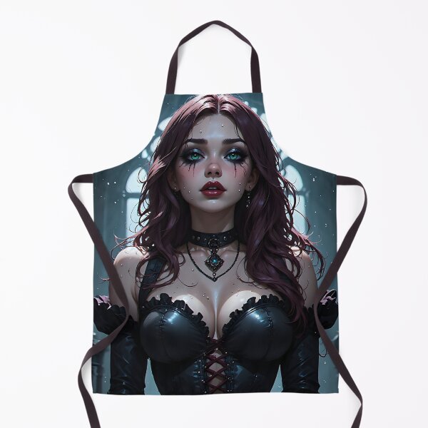 Item preview, Hot Halloween Anime Babe Goth Mommy Waifu Woman designed and sold by Your New Fixation.