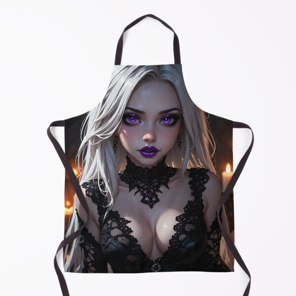 Item preview, Hot Halloween Anime Babe Goth Mommy Waifu Woman designed and sold by Your New Fixation.